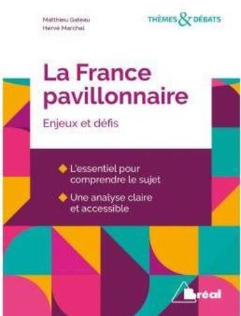 Couverture du livre « La France pavillonnaire ; enjeux et défis » de Herve Marchal et Matthieu Gateau aux éditions Breal