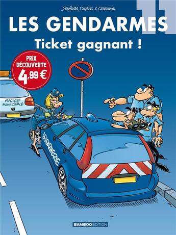 Couverture du livre « Les gendarmes Tome 2 : ticket gagnant » de Christophe Cazenove et David Lunven et Jenfevre et Olivier Sulpice aux éditions Bamboo