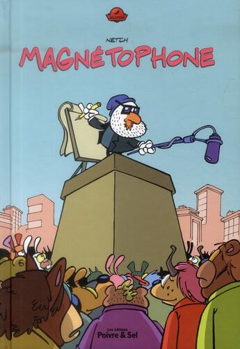 Couverture du livre « Magnétophone » de Netch et Cookielie aux éditions Poivre Et Sel