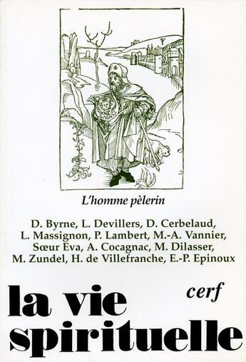 Couverture du livre « L'homme pelerin vs725 » de  aux éditions Cerf