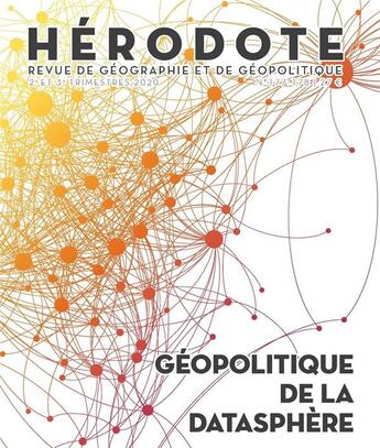 Couverture du livre « H177/178 : geopolitique de la datasphere » de Revue Hérodote aux éditions La Decouverte