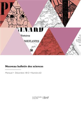 Couverture du livre « Nouveau bulletin des sciences » de Societe Philomathiqu aux éditions Hachette Bnf