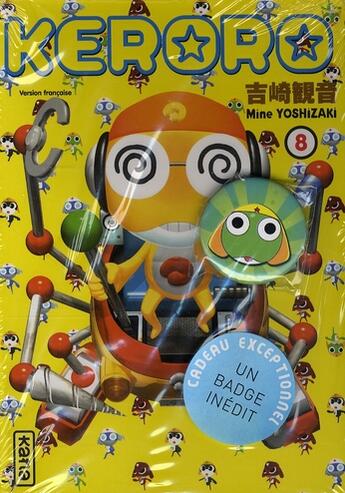 Couverture du livre « Sergent Keroro Tome 8 » de Mine Yoshizaki aux éditions Kana