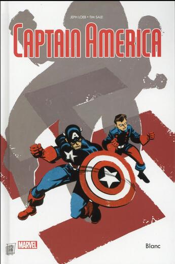 Couverture du livre « Captain America Hors-Série : blanc » de Tim Sale et Jeph Loeb aux éditions Panini