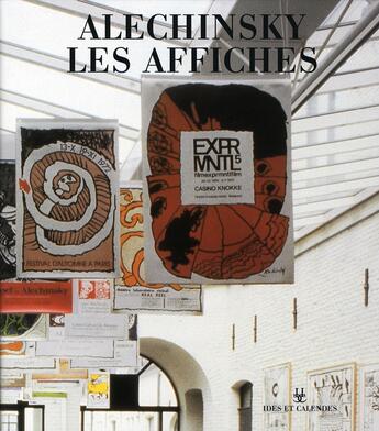 Couverture du livre « Catalogue raisonne des affiches par pierre alechinsky et frederic charron » de Charron Frederic aux éditions Ides Et Calendes