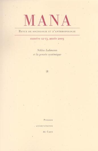 Couverture du livre « N 12-13 » de  aux éditions Pu De Caen