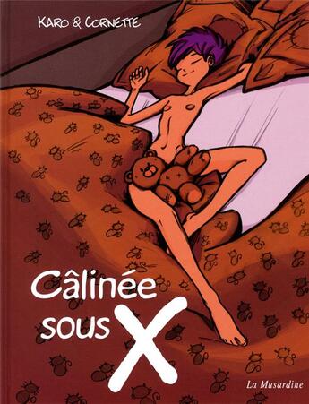 Couverture du livre « Calinée sous X » de Jean-Luc Cornette aux éditions La Musardine