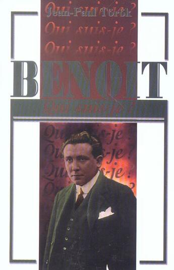 Couverture du livre « Benoit » de Jean-Paul Torok aux éditions Pardes