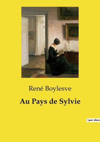 Couverture du livre « Au Pays de Sylvie » de Rene Boylesve aux éditions Culturea