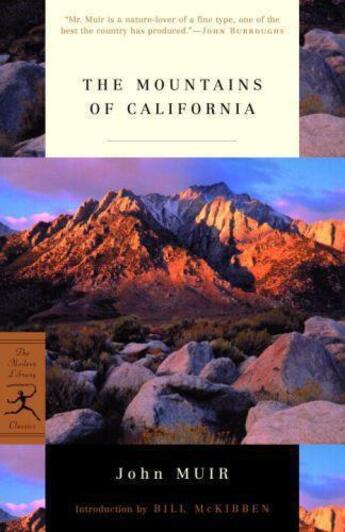 Couverture du livre « The Mountains Of California » de John Muir aux éditions Adult Pbs