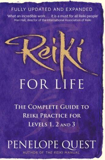 Couverture du livre « Reiki For Life » de Quest Penelope aux éditions Little Brown Book Group Digital