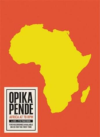 Couverture du livre « Opika pende: africa at 78 rpm » de  aux éditions Dap Artbook