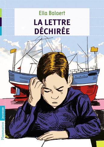 Couverture du livre « La lettre dechirée » de Ella Balaert aux éditions Flammarion