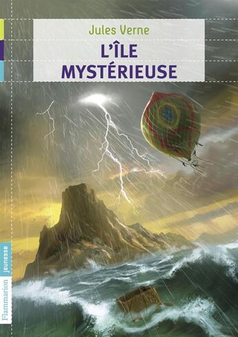 Couverture du livre « L'ile mysterieuse » de Jules Verne aux éditions Flammarion Jeunesse