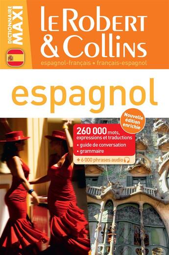 Couverture du livre « LE ROBERT & COLLINS ; MAXI ; espagnol-français ; français-espagnol » de  aux éditions Le Robert