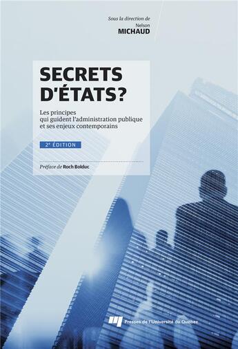 Couverture du livre « Secrets d'Etats » de Nelson Michaud aux éditions Pu De Quebec