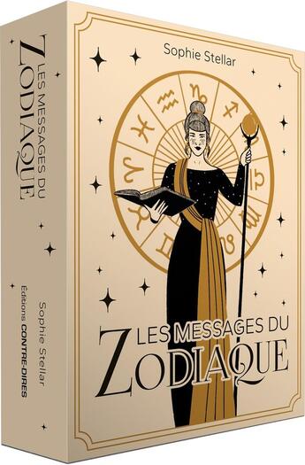 Couverture du livre « Les messages du Zodiaque » de Sophie Stellar aux éditions Contre-dires