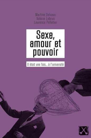 Couverture du livre « Sexe, amour et pouvoir : il était une fois... à l'université » de Martine Delvaux et Lebrun Valerie et Laurence Pelletier aux éditions Remue Menage