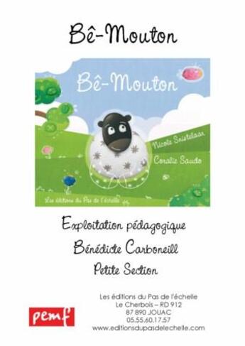 Couverture du livre « Fichier Ps Be Mouton » de B Carboneill aux éditions Pemf