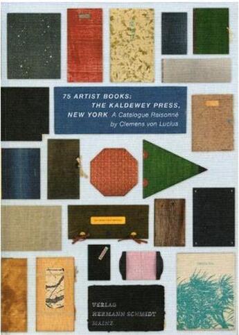 Couverture du livre « 75 artist books the kaldewey press new york » de Lucius aux éditions Princeton Architectural