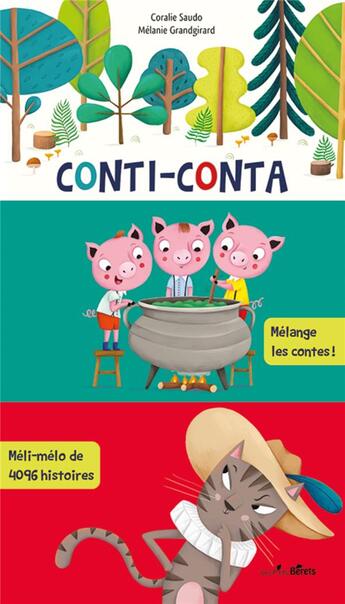 Couverture du livre « Conti-conta » de Mélanie Grandgirard et Coralie Saudo aux éditions Orso Editions