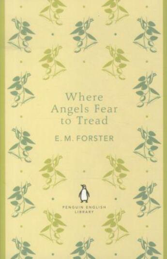 Couverture du livre « WHERE ANGELS FEAR TO TREAD » de E. M. Forster aux éditions Adult Pbs