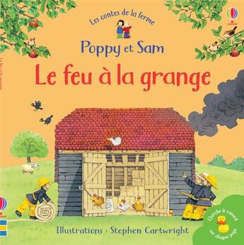 Couverture du livre « Poppy et Sam : le feu à la grange ; mini-livres » de Heather Amery et Stephen Cartwright aux éditions Usborne