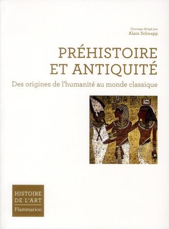 Couverture du livre « Manuel préhistoire et antiquité ; des origines de l'homme au monde classique » de Alain Schnapp aux éditions Flammarion