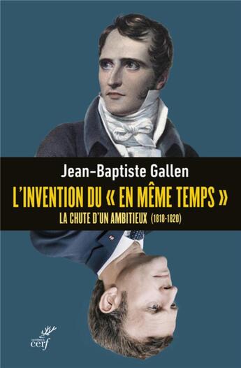 Couverture du livre « L'invention du 