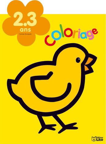 Couverture du livre « Coloriage Petite Fleur 2-3 Ans (2) » de Carmen Busquets aux éditions Lito