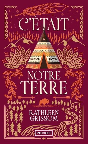 Couverture du livre « C'était notre terre » de Kathleen Grissom aux éditions Pocket