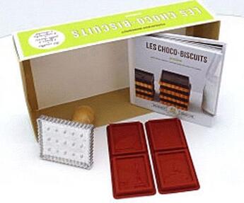 Couverture du livre « Les choco biscuits ; coffret » de  aux éditions Marabout