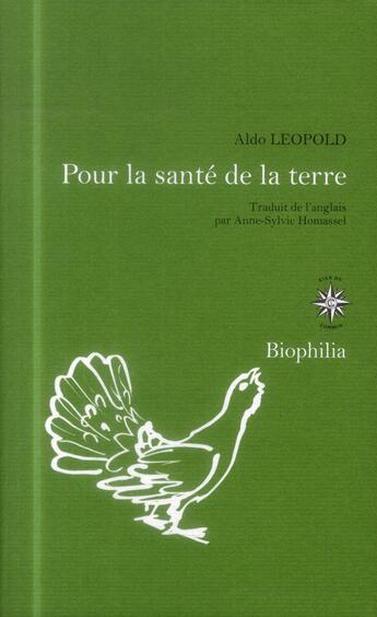 Couverture du livre « Pour la santé de la Terre » de Ianna Andreadis et Aldo Leopold aux éditions Corti