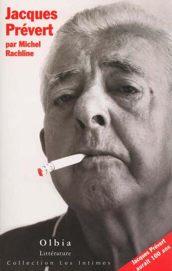 Couverture du livre « Jacques prevert » de Michel Rachline aux éditions Olbia