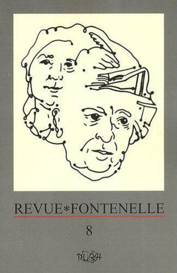 Couverture du livre « Revue fontenelle, n 8/2010 » de  aux éditions Pu De Rouen