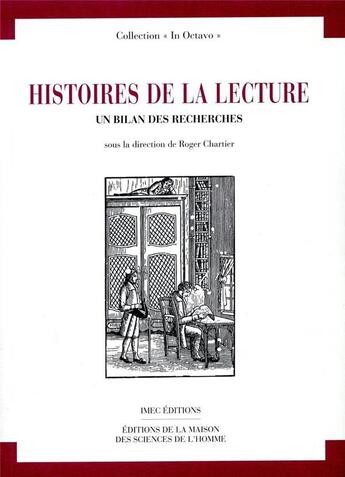 Couverture du livre « Histoire de la lecture. Un bilan des recherches » de Roger Chartier aux éditions Imec