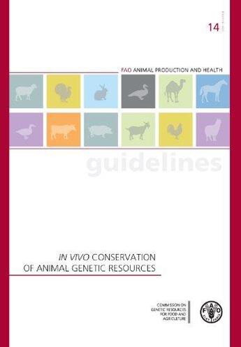 Couverture du livre « In vivo conservation of animal genetic ressources » de  aux éditions Fao