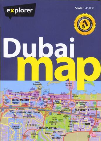 Couverture du livre « **dubai map** » de  aux éditions Explorer