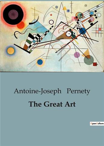 Couverture du livre « The great art » de Pernety A-J. aux éditions Shs Editions