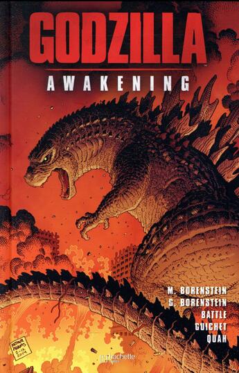 Couverture du livre « Godzilla awakening » de Alan Quah et Max Borenstein et Greg Borenstein et Eric Battle et Yvel Guichet aux éditions Hachette Comics