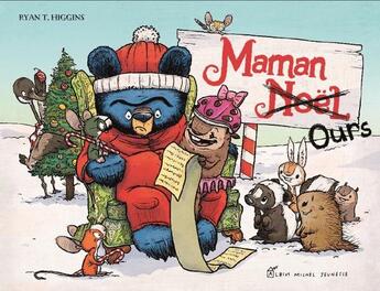 Couverture du livre « Maman ours Noël t.4 » de Ryan T. Higgins aux éditions Albin Michel