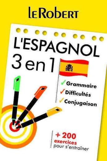 Couverture du livre « 3 EN 1 ; l'espagnol » de  aux éditions Le Robert