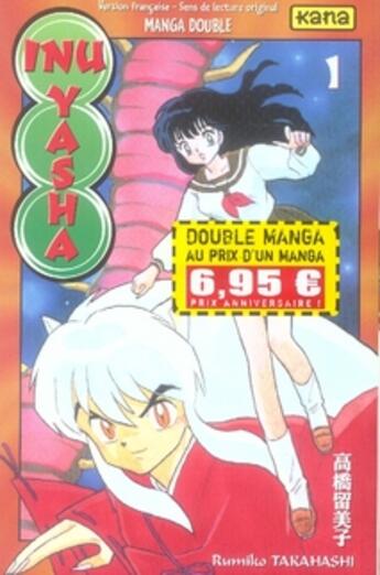 Couverture du livre « Inu-yasha Tome 1 et Tome 2 » de Rumiko Takahashi aux éditions Kana