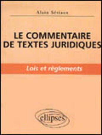 Couverture du livre « =>nouv.ed.9782729835767/serlr2 » de Seriaux aux éditions Ellipses