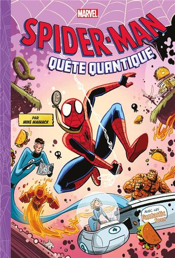 Couverture du livre « Spider-Man : Mighty Marvel Team-up : Quête quantique » de Mike Maihack aux éditions Panini