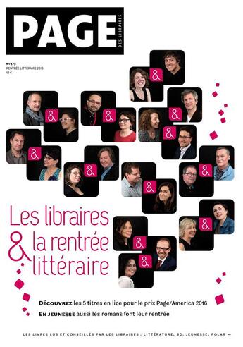 Couverture du livre « Page 179 - Rentree Litteraire » de Page Des Libraires aux éditions Plr