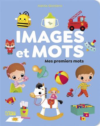 Couverture du livre « Images et mots ; mes premiers mots » de Marzia Giordano aux éditions Lito