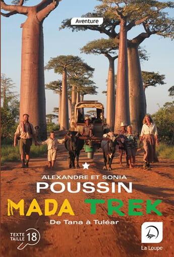 Couverture du livre « Madatrek Tome 1 : de Tana à tuléar » de Alexandre Poussin et Sonia Poussin aux éditions Editions De La Loupe