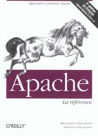 Couverture du livre « O'reilly apache la reference (3e édition) » de Laurie aux éditions O Reilly France