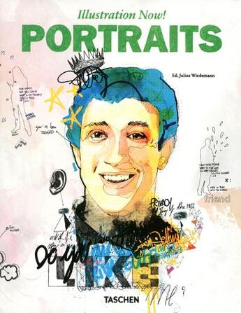 Couverture du livre « Illustration now ! portraits » de Julius Wiedemann aux éditions Taschen